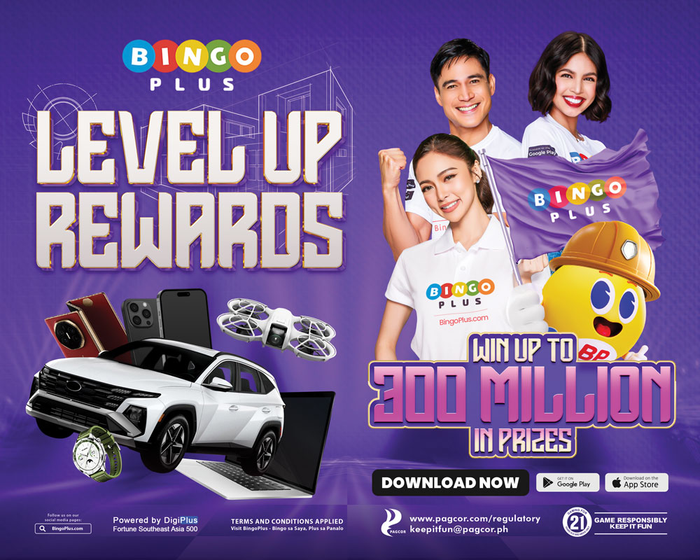 BingoPlus Level Up Rewards